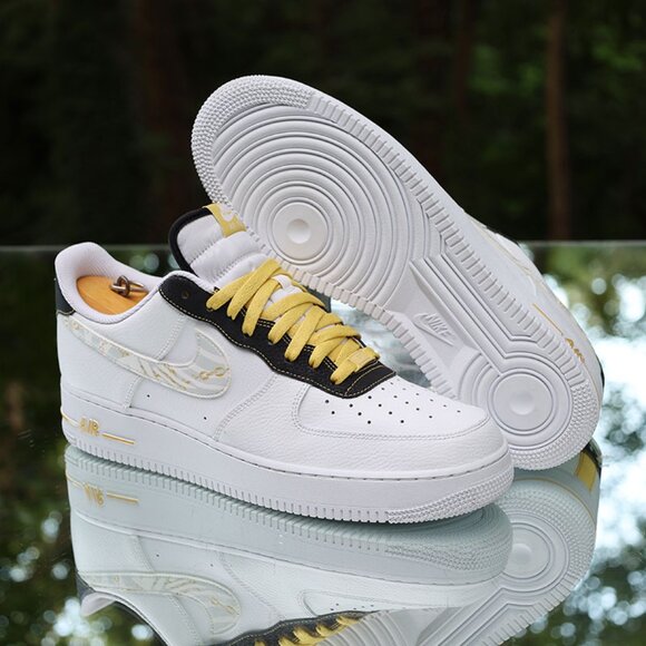 Nike Air Force 1 Low Gold Links Zebra Print - Picture 5 of 15